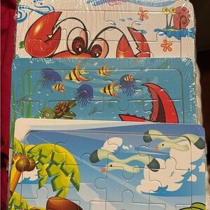 Colorful Ocean Adventure Kids Puzzle Set